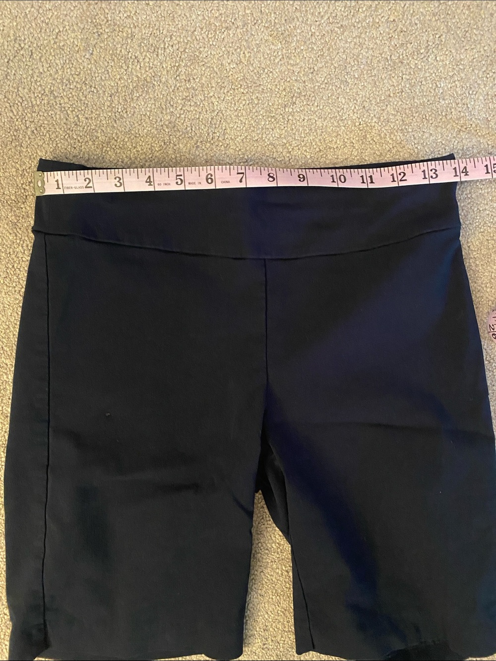 J. McLaughlin Navy Stretch Bermuda Shorts - Picture 5 of 8